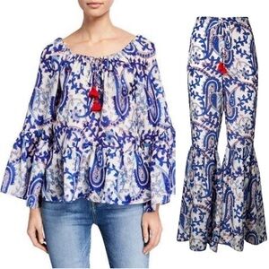 Figue Silk Set - Brielle Bahia Beach Pants & Blouse